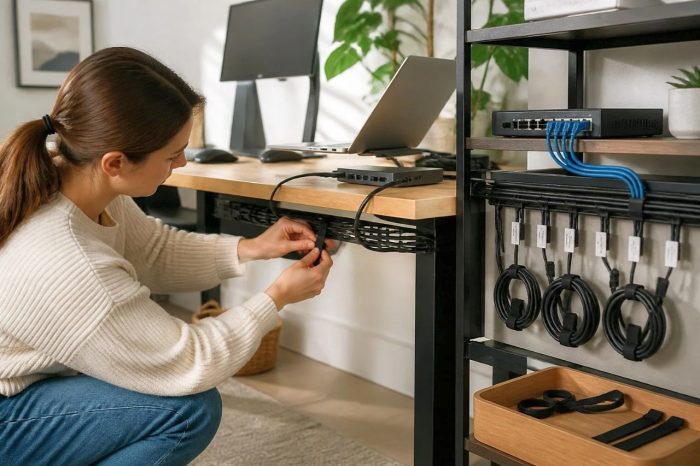 How Cable Management Affects Focus and Productivity in a Design Studio